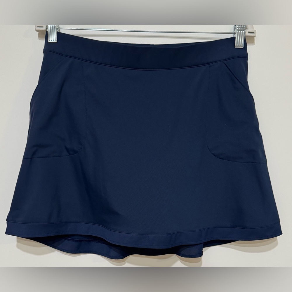 NEW Peter Millar Women’s Dark Blue Skort Tennis UPF 50+ Sun Protection Size L
